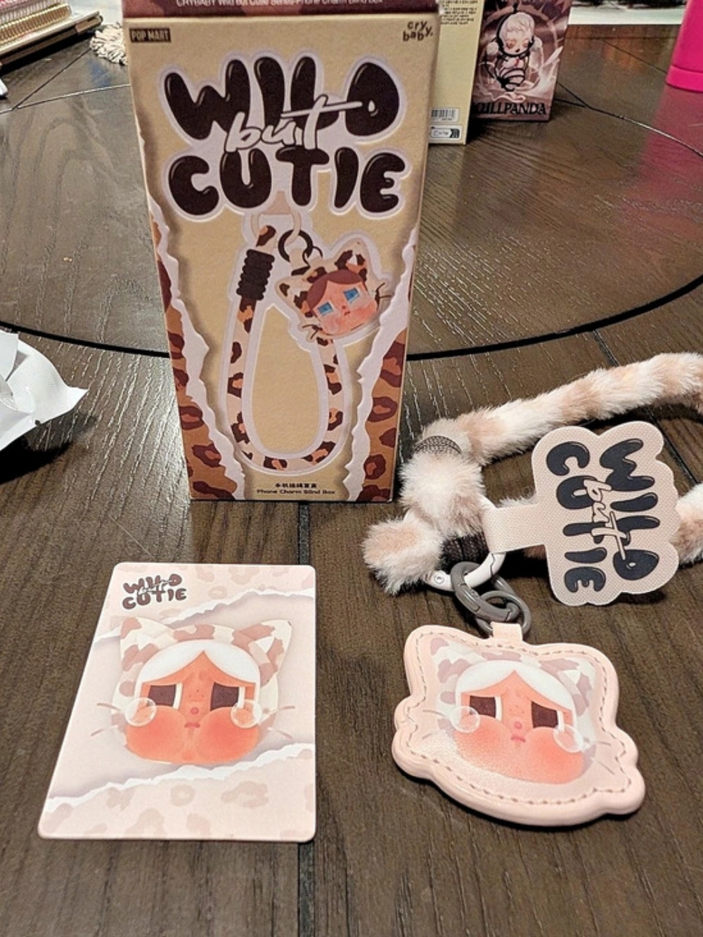 Pop Mart Wild but Cutie Vanilla Cutie Plush Keychain with Box NWT